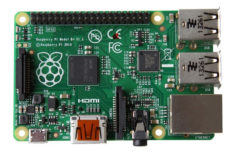 Raspberry Pi Model B+ (Bild: raspberrypi.org)