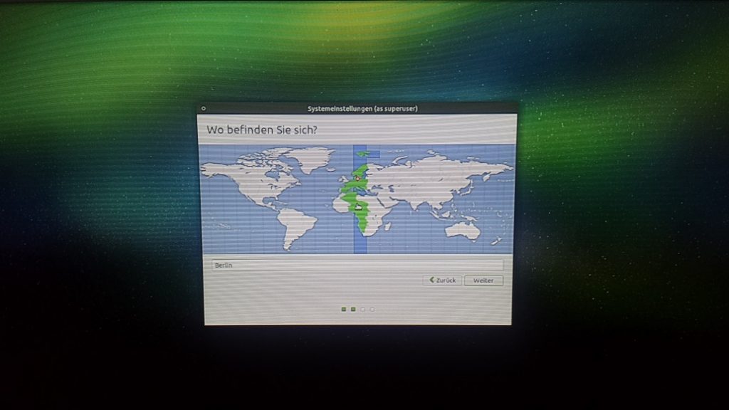 Screenshot Ubuntu MATE 15.04 Einrichtung Zeitzone