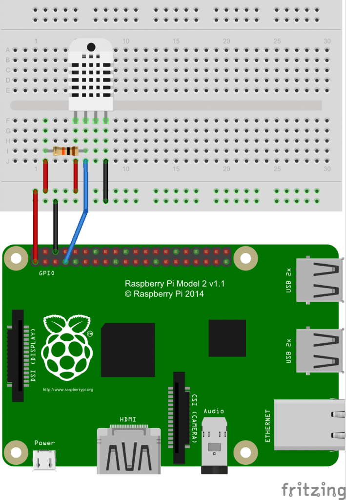 DHT22 an Raspberry Pi