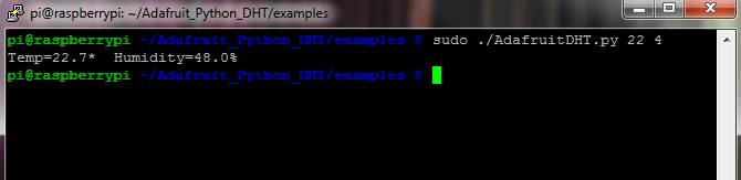 DHT22 Adafruit Example