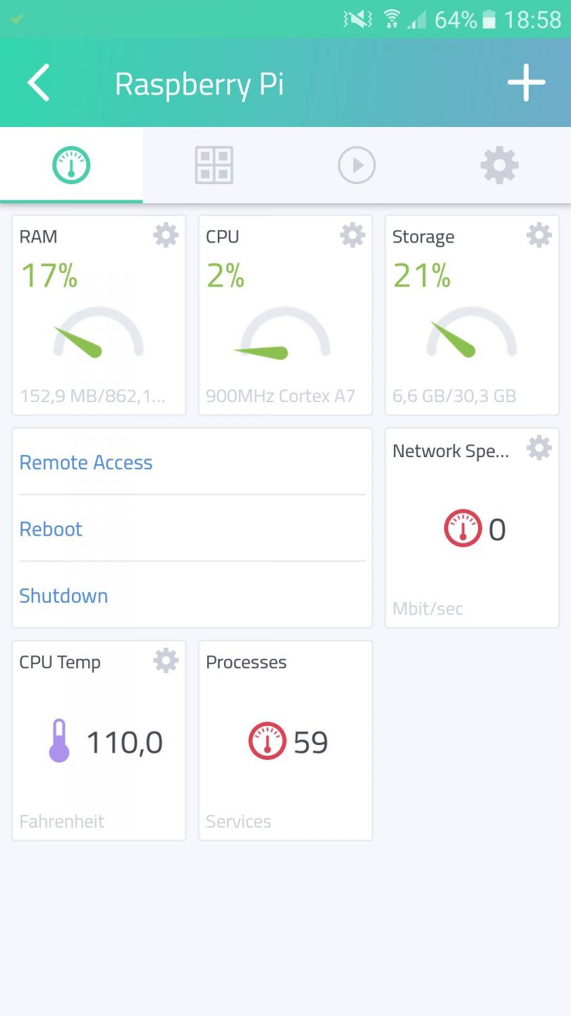 Cayenne App Dashboard