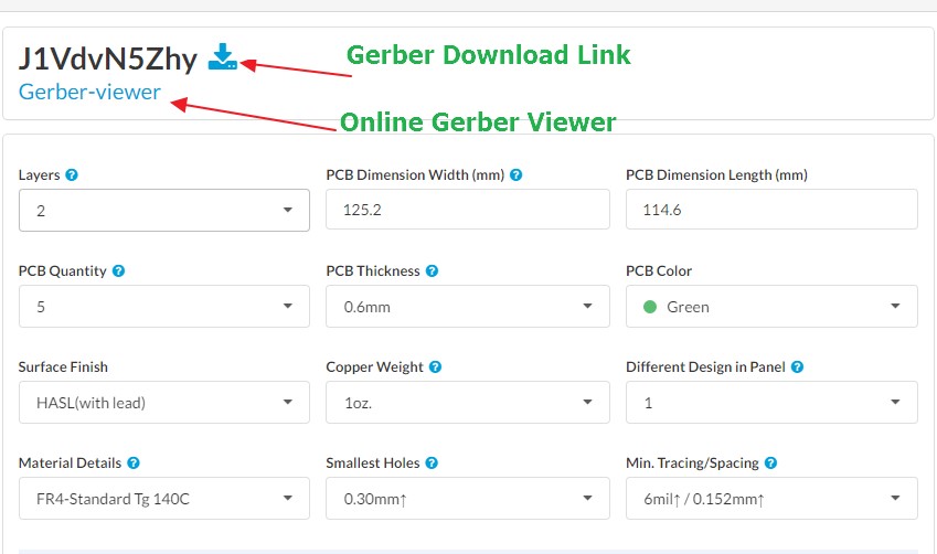 EasyEDA Gerber Export