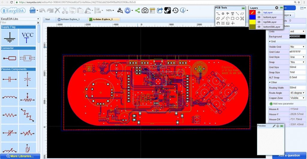 EasyEDA PCB Designer