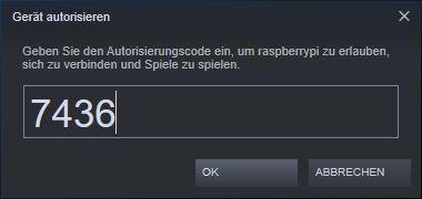 Steam: Gerät autorisieren